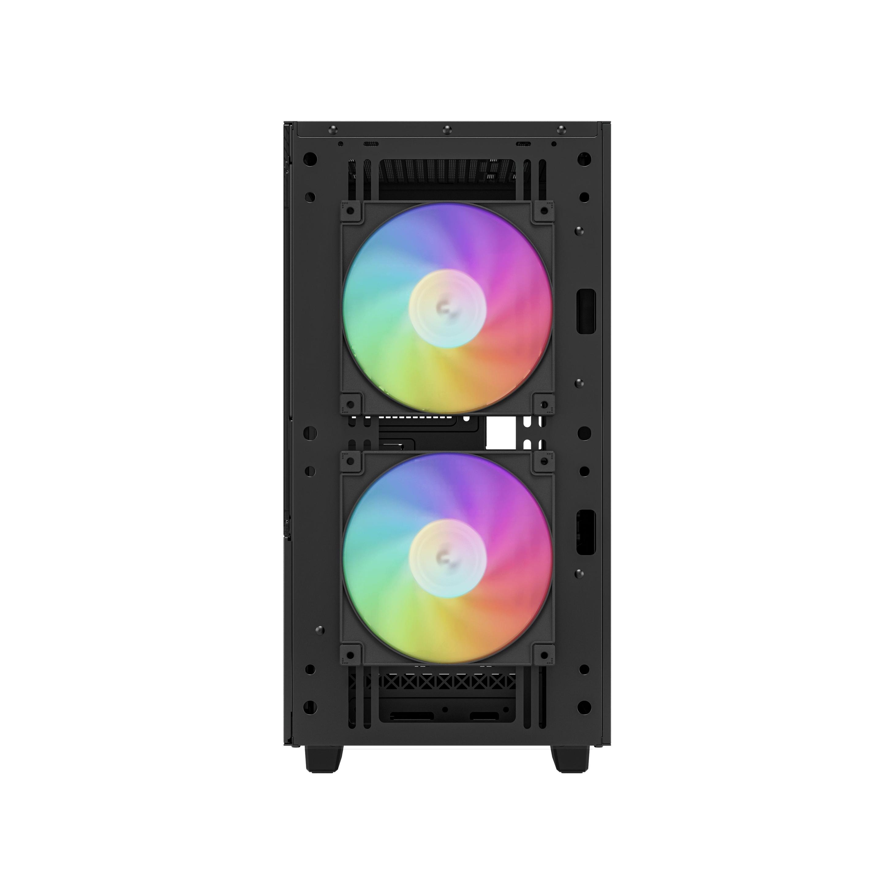Caixa PC DEEPCOOL CH360 DIGITAL (micro ATX, Mini-ITX - Micro Tower - ABS, SPCC, vidro temperado - Preto) — miniatura 4