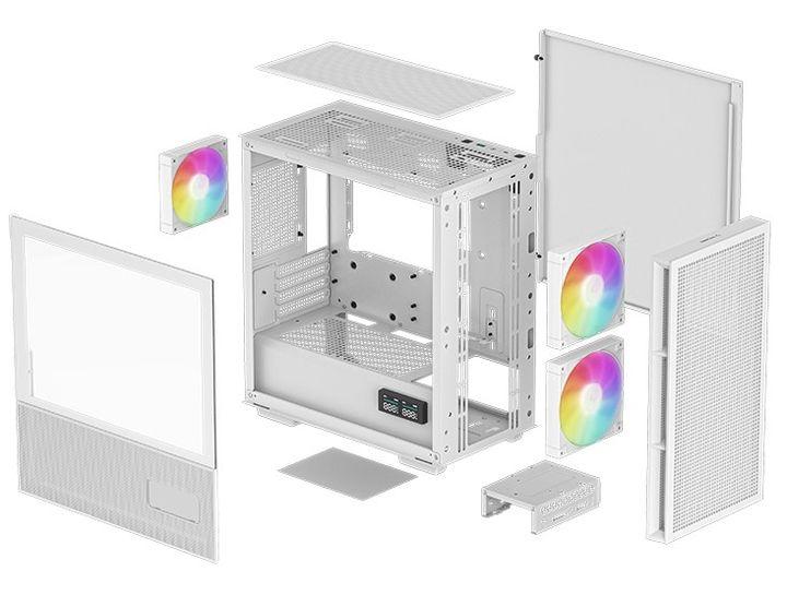 Caixa PC Micro-ATX DEEPCOOL CH360 Digital (micro ATX, Mini-ITX - Micro Tower - Micro-ATX, Mini-ITX - Branco) — miniatura 12