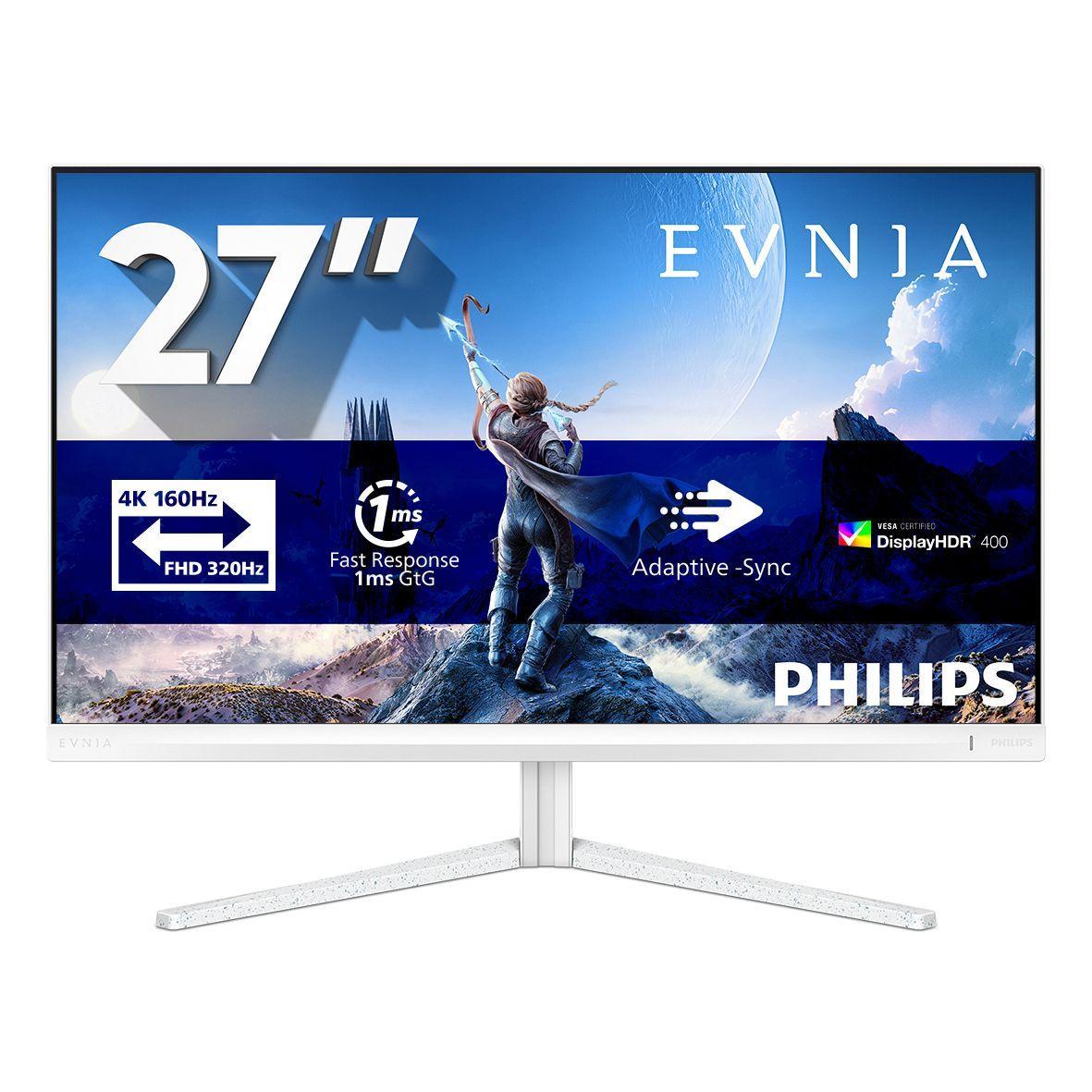 Monitor PHILIPS Evnia 27M2N5901A/00 (27" - Fast IPS - 320 Hz - Branco) — miniatura 2