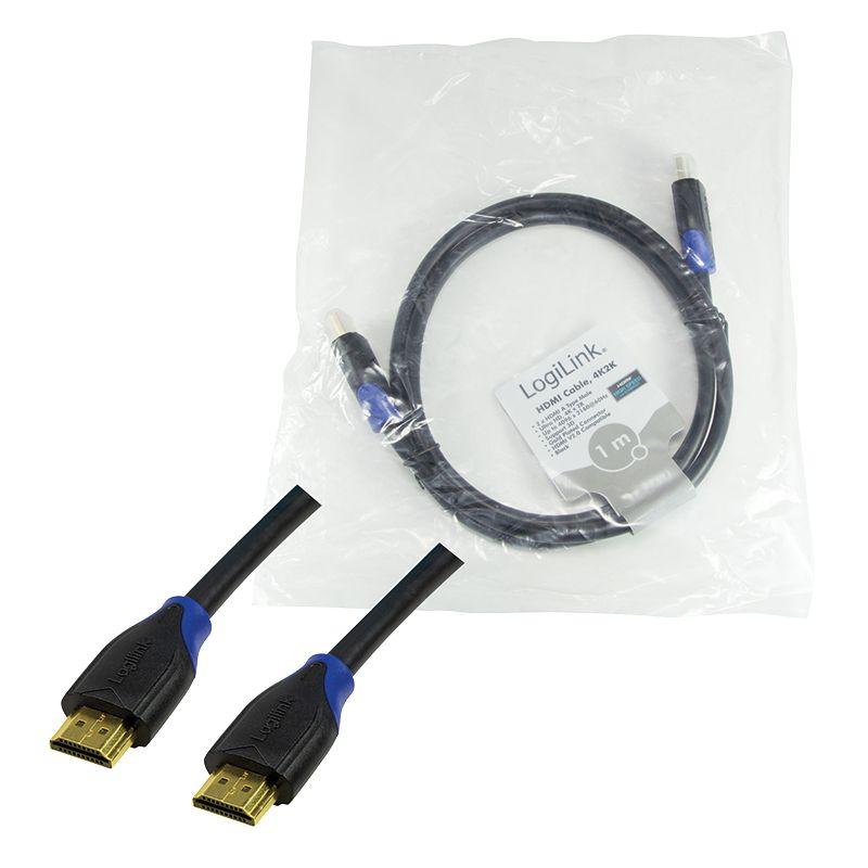 Cabo HDMI LOGILINK CH0061 (1 m - 60 Hz - HDMI Type A - Preto), miniatura 6