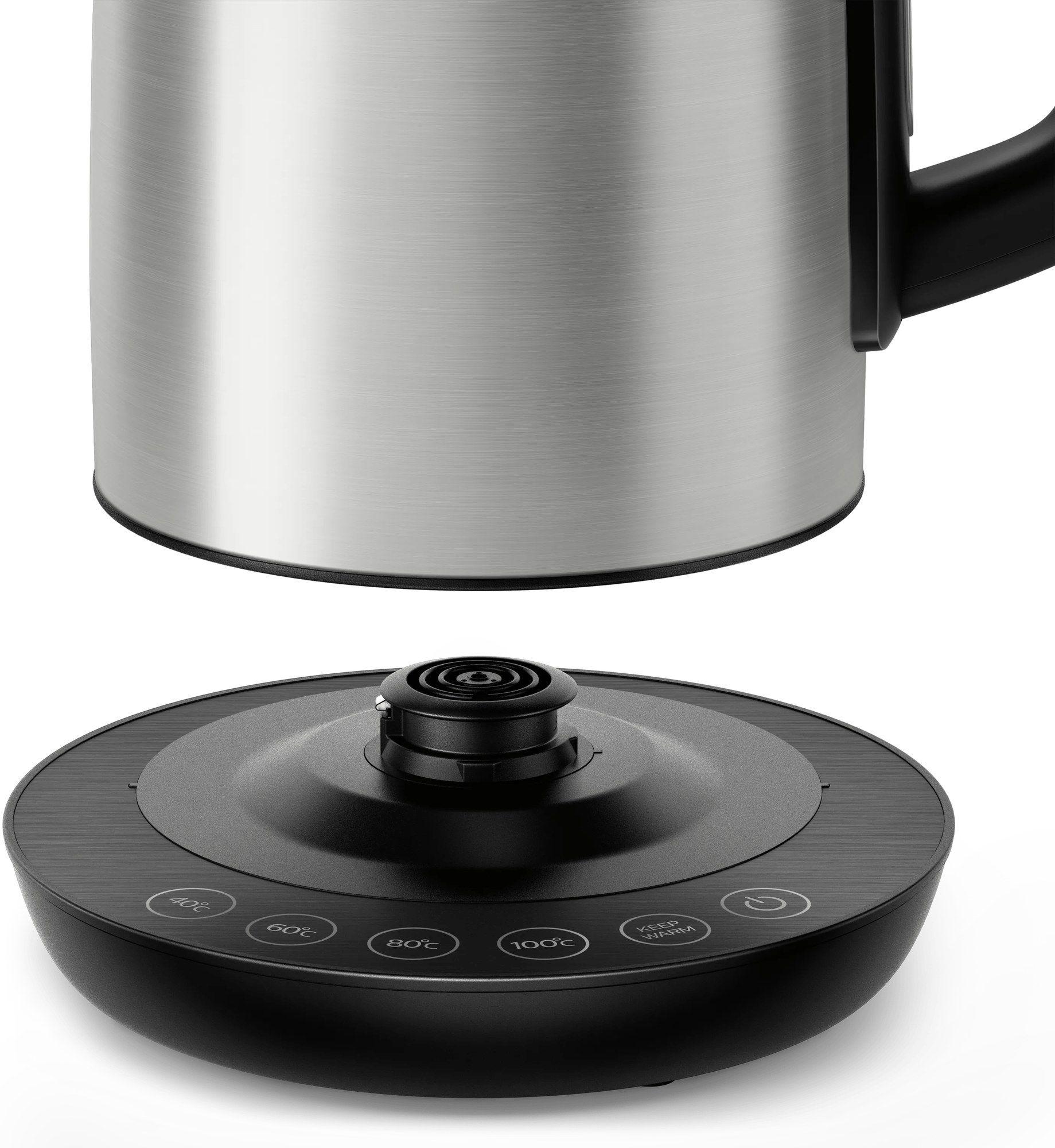 Jarro Elétrico PHILIPS Avance Collection HD9359/90 (2200 W - 1,7 l - Metal - Inox e Preto) — miniatura 6