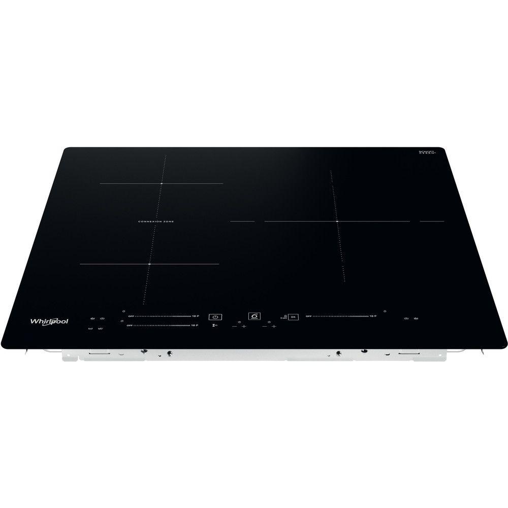 Placa de Indução Encastre WHIRLPOOL WB S5560 NE (3 zonas - 7200 W - Vidro-cerâmica - Preto), miniatura 2