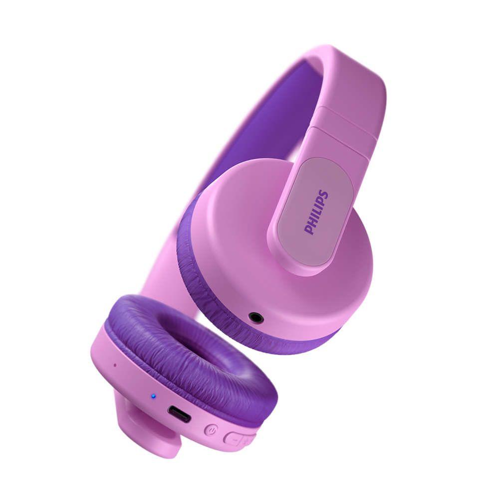 Auscultadores Infantis PHILIPS TAK4206PK/00 (Binaural - Com fios e sem fios - Supra-aural - Rosa), miniatura 2
