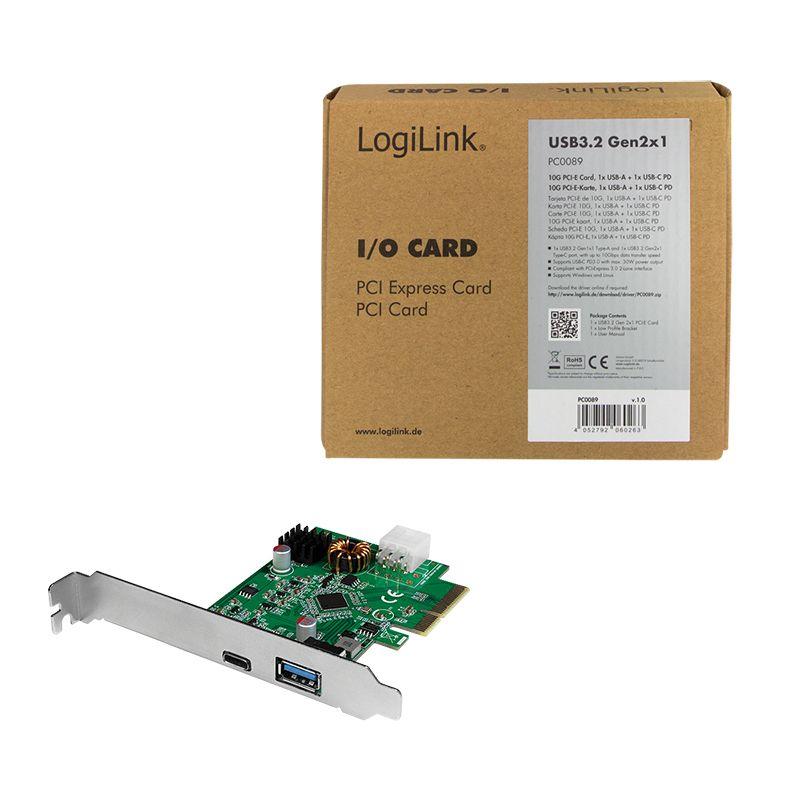 Placa Controladora PCIe LOGILINK PC0089 (USB 3.2 Gen 2 - 10 Gbit/s) — miniatura 4