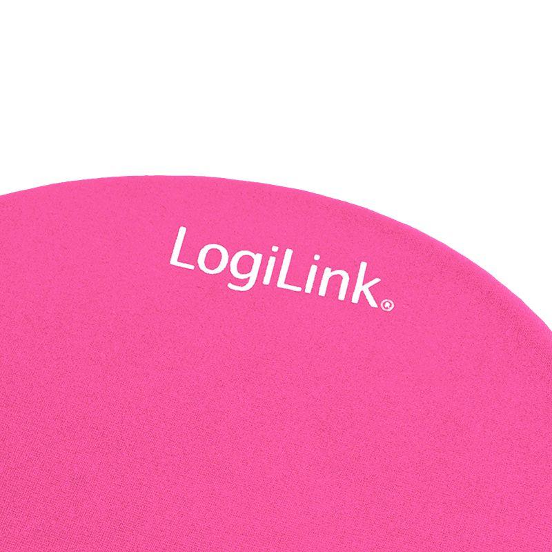 Tapete de Rato LOGILINK ID0027P (Espuma, Gel, Borracha - 3 mm - Rosa), miniatura 2