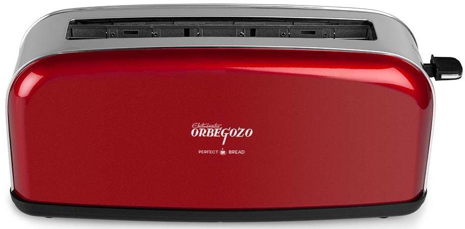 Torradeira ORBEGOZO TOV 6200 (850 W - 1 fatia - Aço inoxidável - Vermelho), miniatura 3