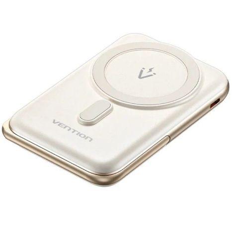 Powerbank Magnética VENTION FHNW0 (10000mAh - 38,5Wh - Até 20W - Branco)