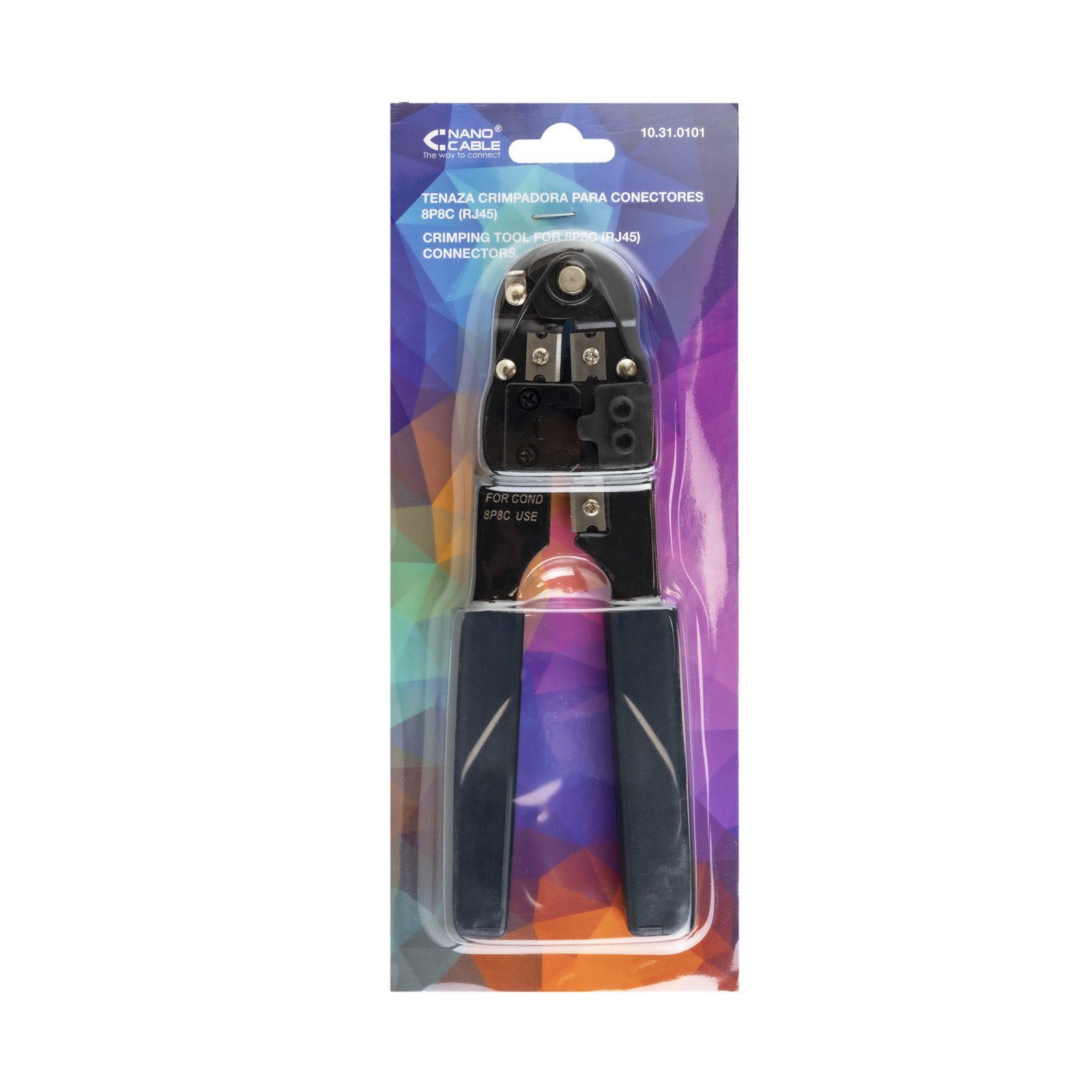 Alicate de Cravar NANOCABLE 10.31.0101 (Preto) — miniatura 4
