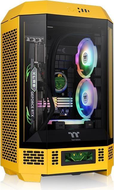 Caixa de PC THERMALTAKE The Tower 300 Bumblebee (Micro ATX, Mini-ATX - 2.5" - SPCC - Amarelo)