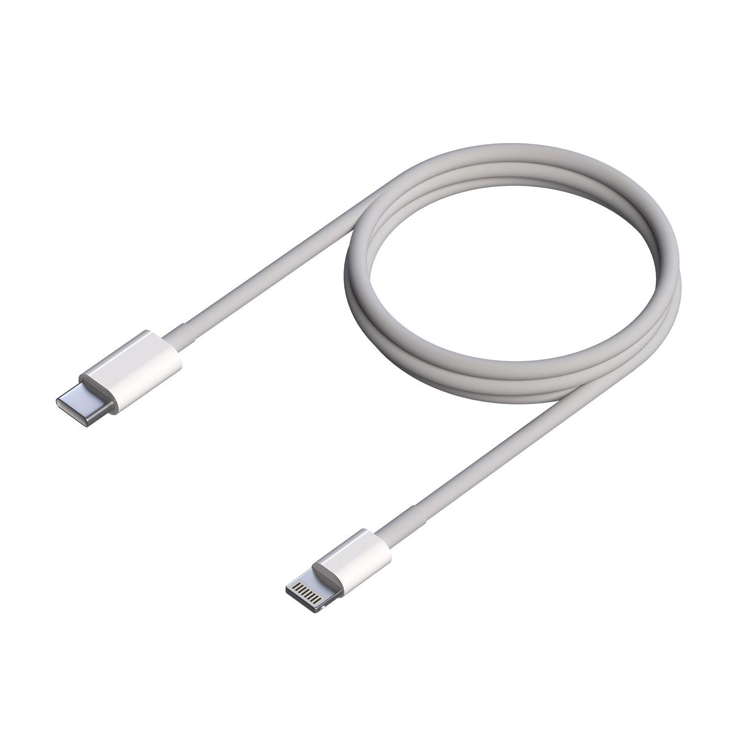 Cabo USB-C para Lightning AISENS A102-0543 (0,5 m - USB C - Branco), miniatura 2