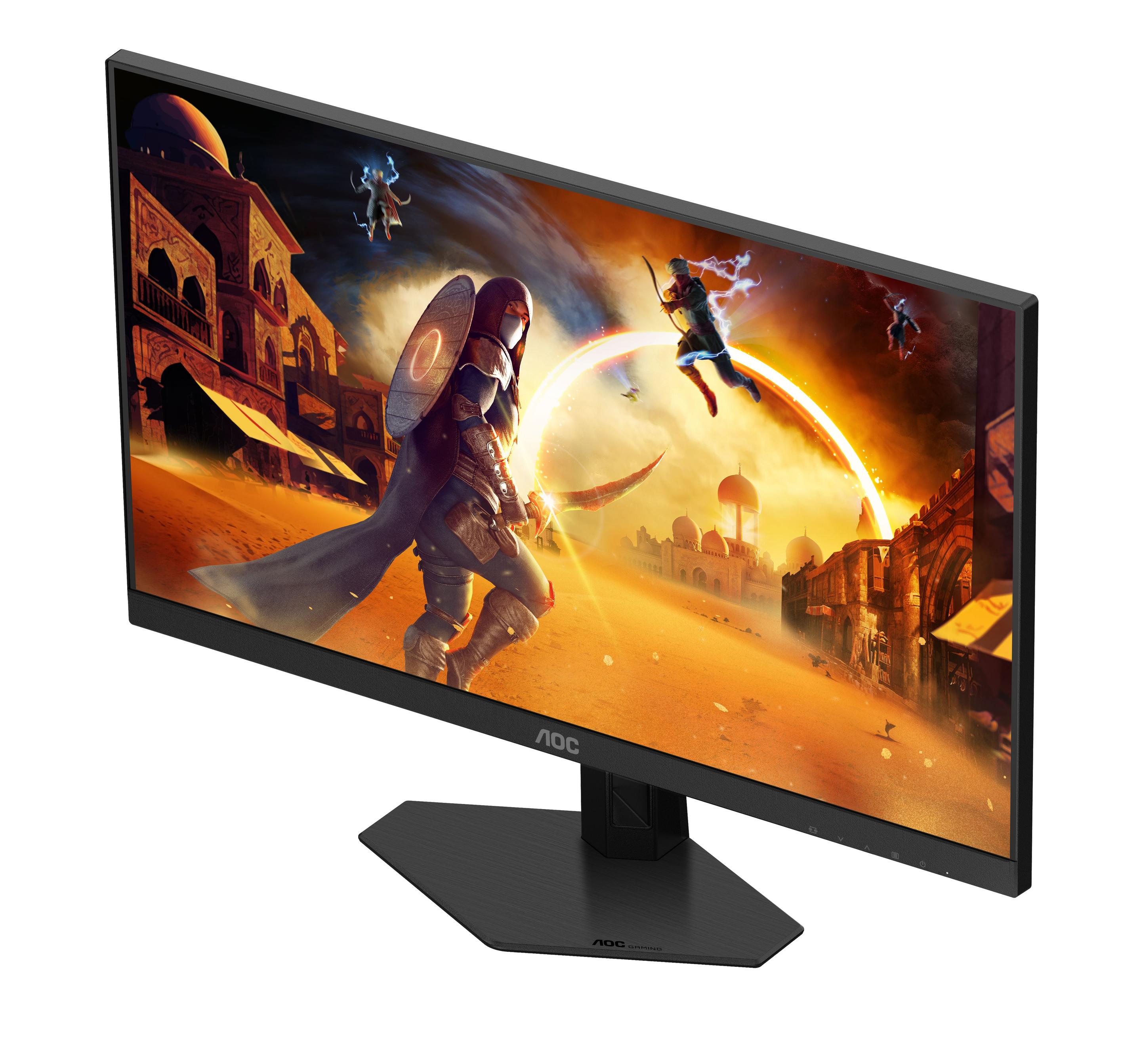 Monitor AOC 24G4HRE (23,8" - Fast IPS - 200 Hz - Preto e Vermelho) — miniatura 6
