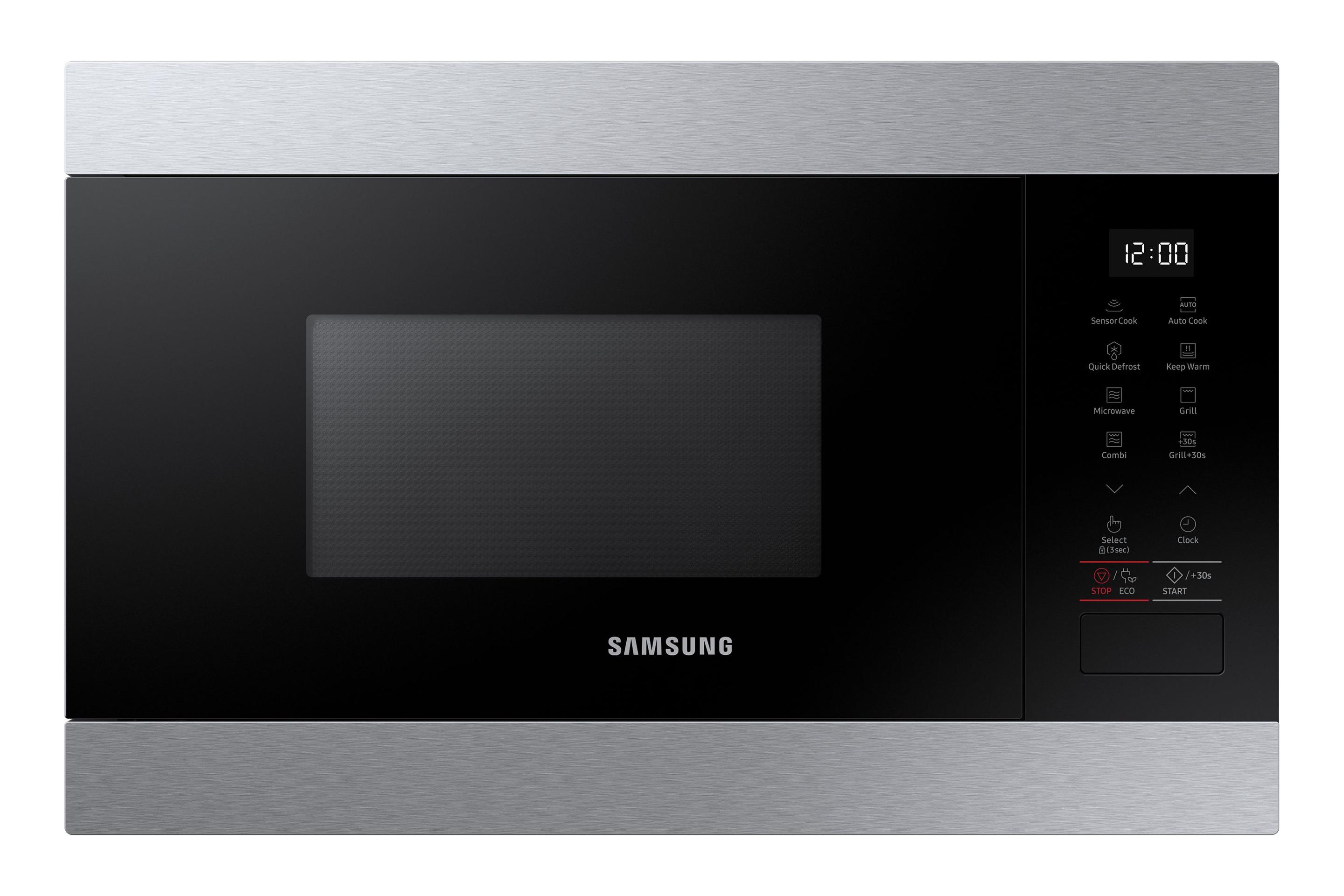 Micro-ondas de Encastre SAMSUNG MG22M8274CT/E1 (1300 W - 1100 W - 22 L - Preto e Inox)