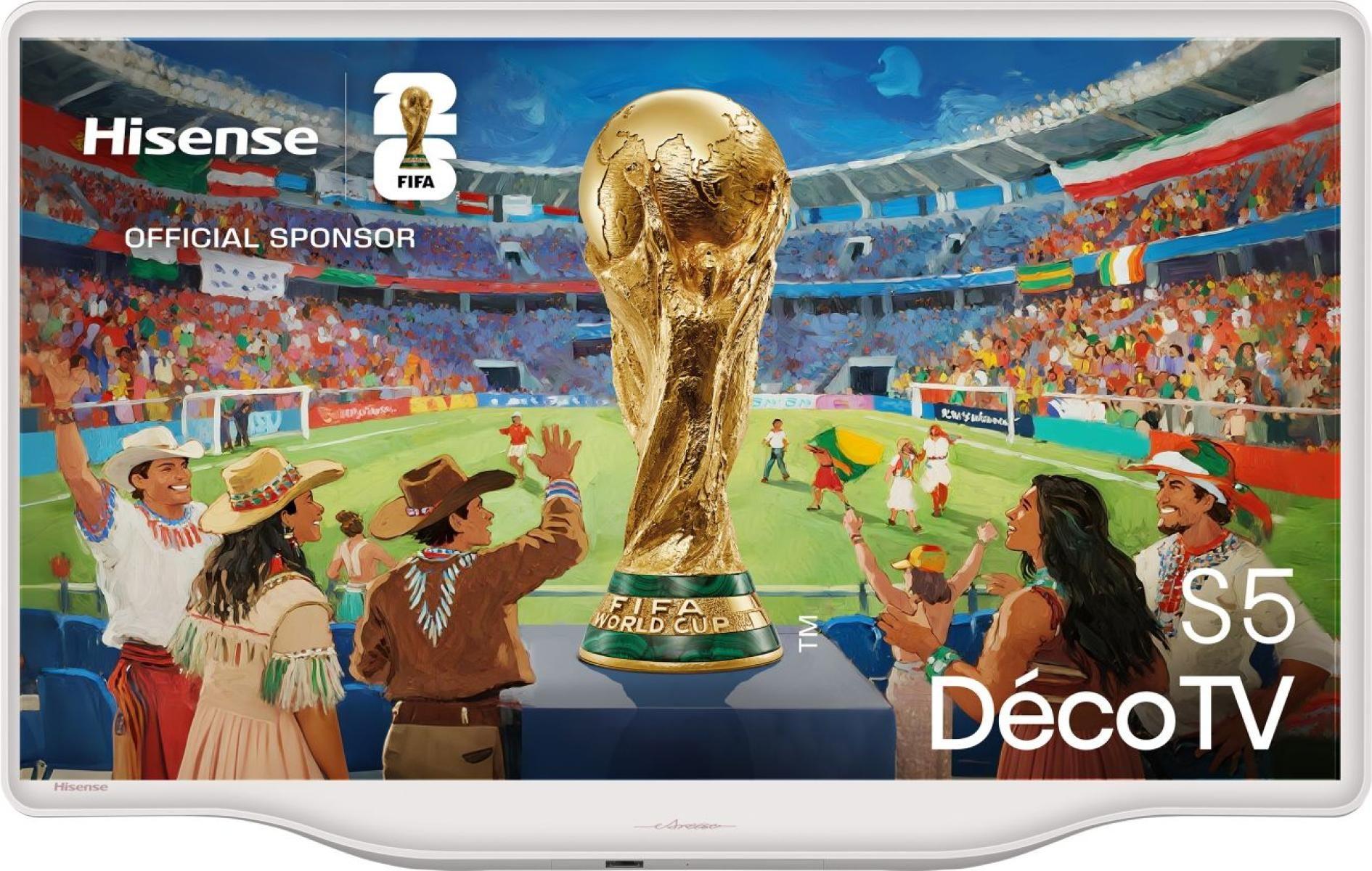 Televisão HISENSE TV 32S5Q (32" - QLED - Full HD - Branco)