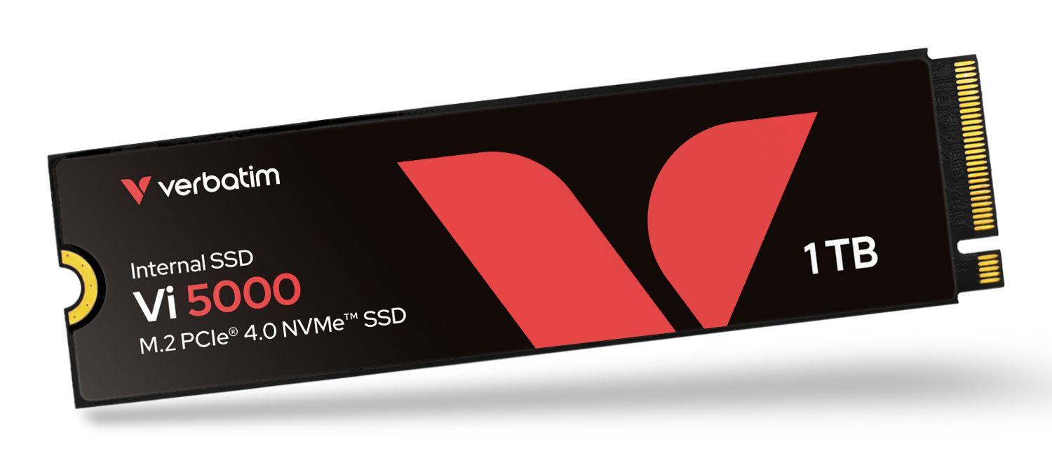 SSD VERBATIM Vi5000 (1 TB - M.2 2280 - PCIe 4.0 NVMe - Preto), miniatura 4