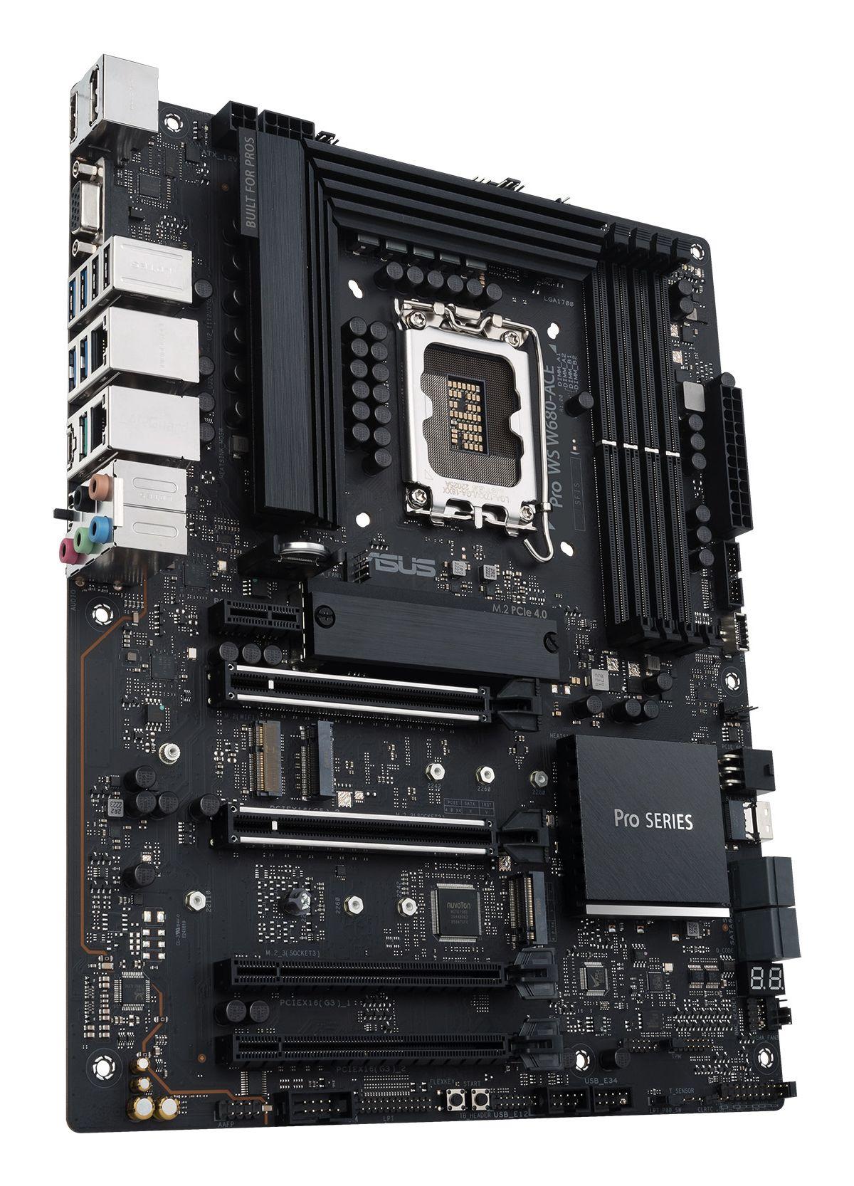 Motherboard ASUS PRO WS W680-ACE (LGA 1700 - ATX - Duplo canal - Preto), miniatura 3