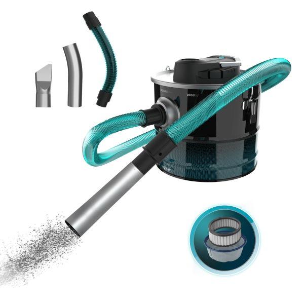 Aspirador de Cinzas CECOTEC Conga Ash 3000 Home (15 kPa - 15 L - Preto e Azul)