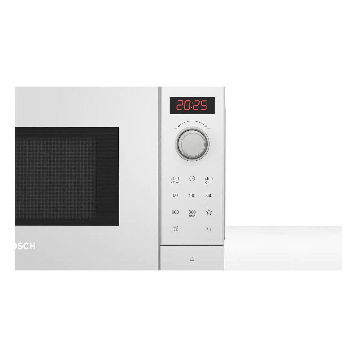 Micro-ondas Independente BOSCH FFL023MW0 (800 W - 20 l - Rotativo - Branco), miniatura 2