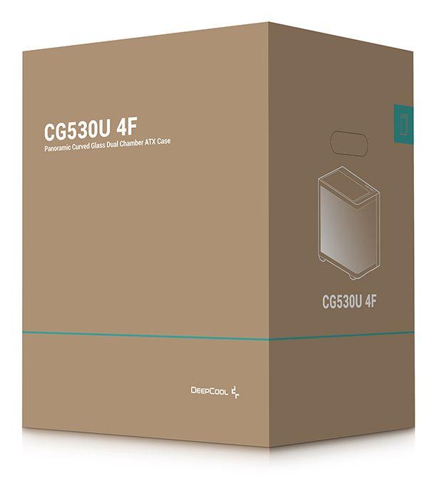 Caixa de Computador DEEPCOOL CG530U 4F (ATX, Micro ATX, ITX - Tower - ABS, SPCC, vidro temperado - Preto) — miniatura 9