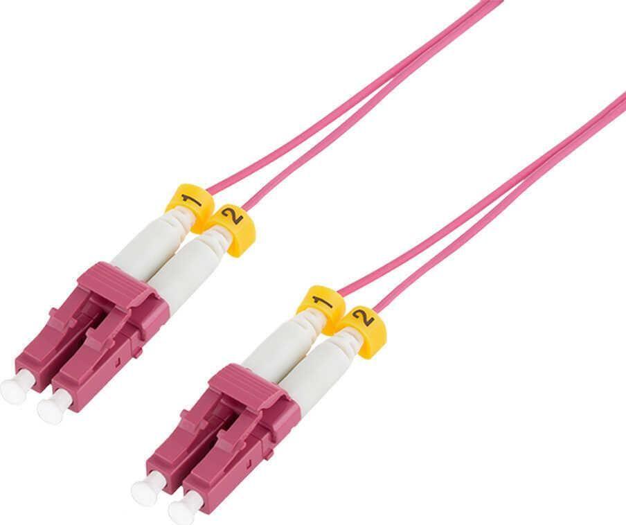 Cabo de Fibra Ótica LOGILINK FS4LC10 (OM4 LC/UPC-LC/UPC Duplex 10 m - Violeta), miniatura 2