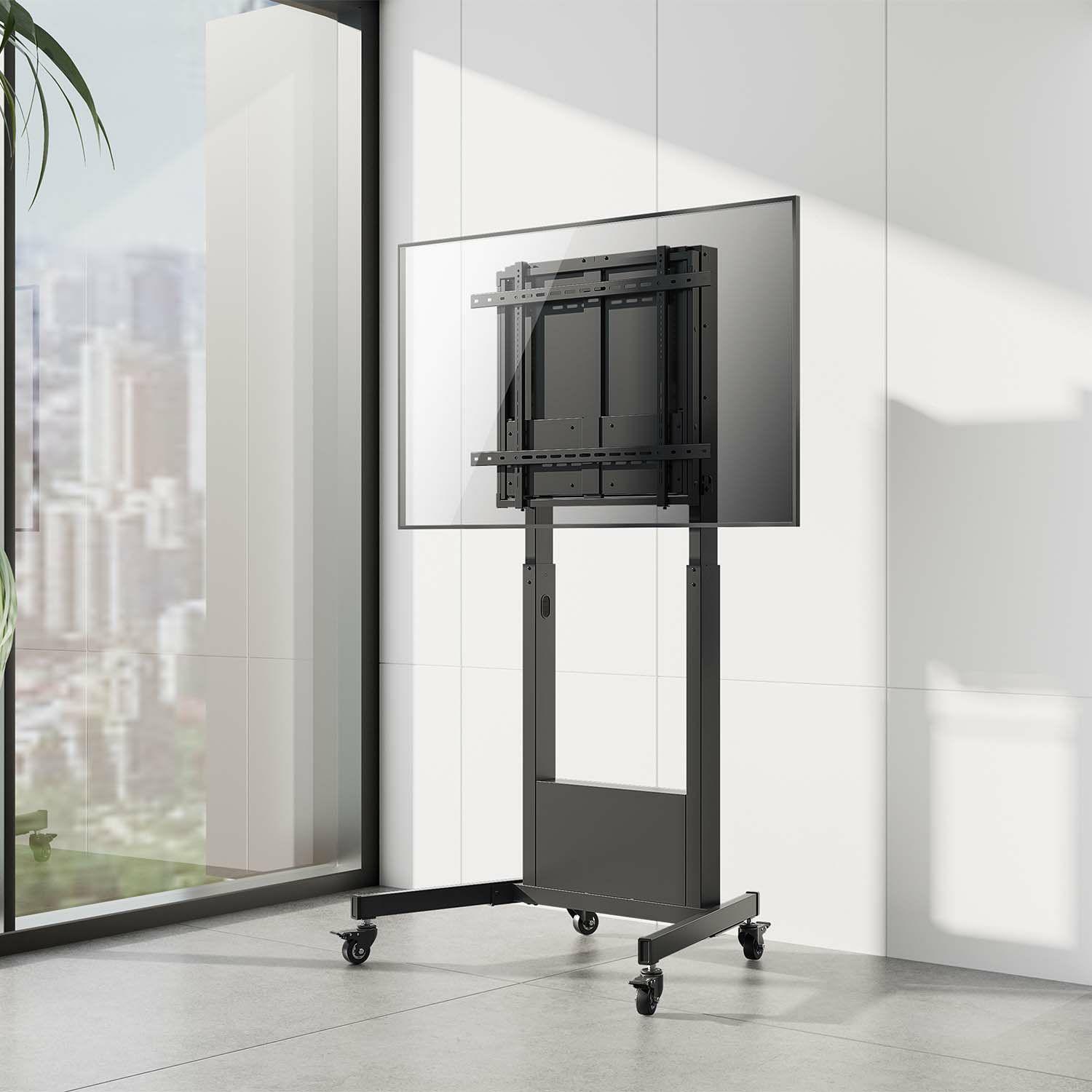 Suporte de Chão para TV AISENS FT100E-263 (800 x 600 mm - 200 x 200 mm - 2,54 m - Preto), miniatura 4