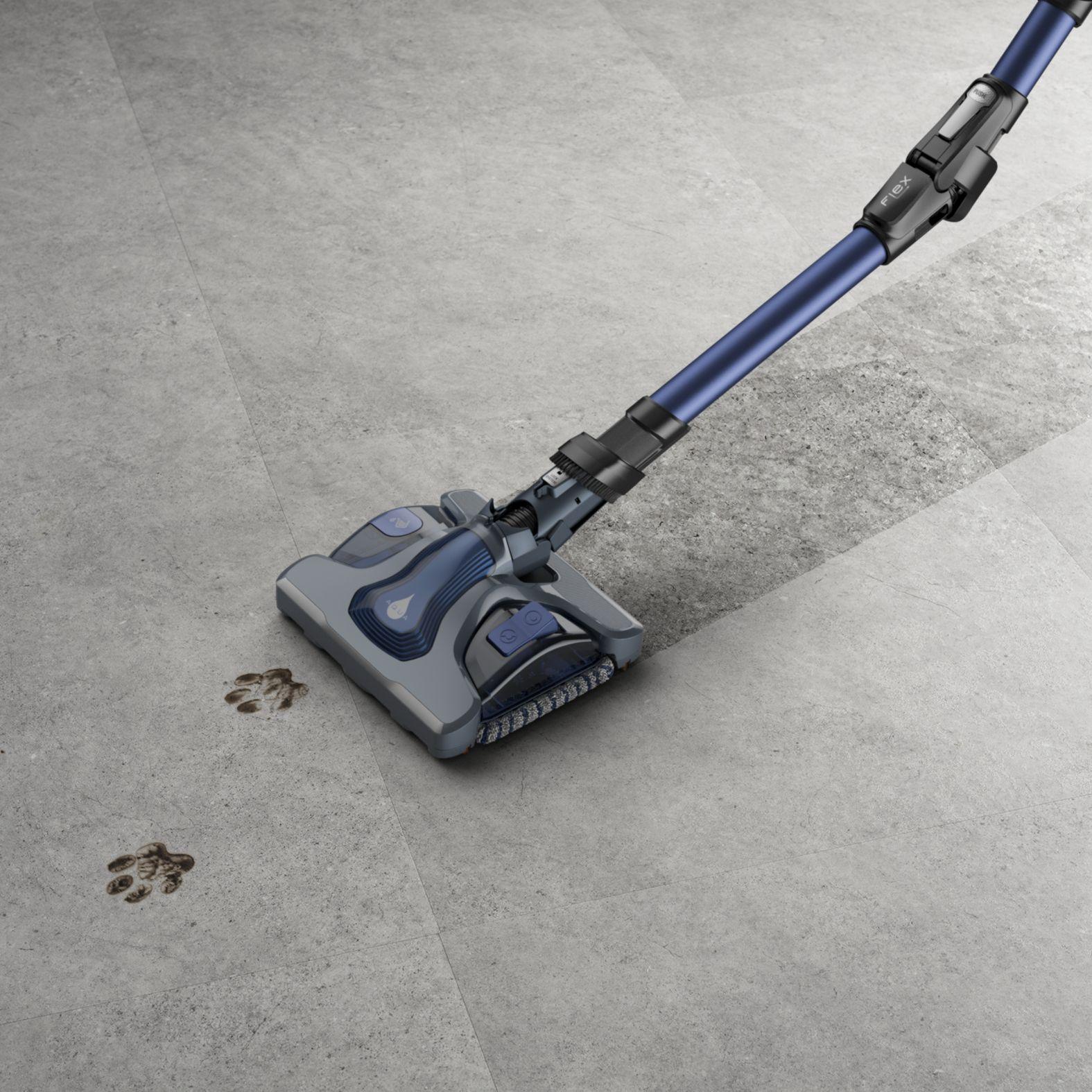 Aspirador Vertical 2 em 1 ROWENTA X-Force Flex 12.60 Aqua RH98C0WO (Altura 25,5 cm - Azul e Cinzento), miniatura 4