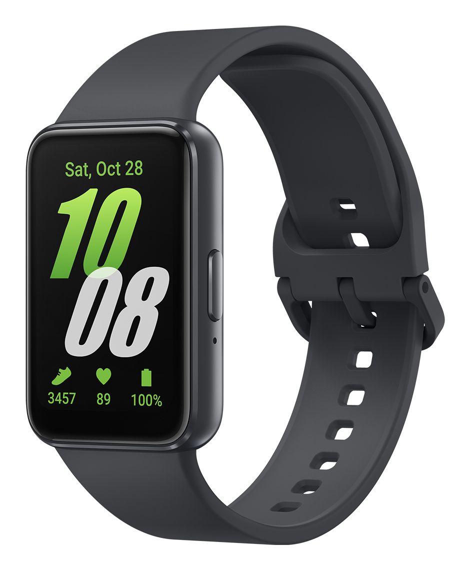 Bracelete de Atividade SAMSUNG Galaxy Fit3 (1,6″ AMOLED - Cinzento)