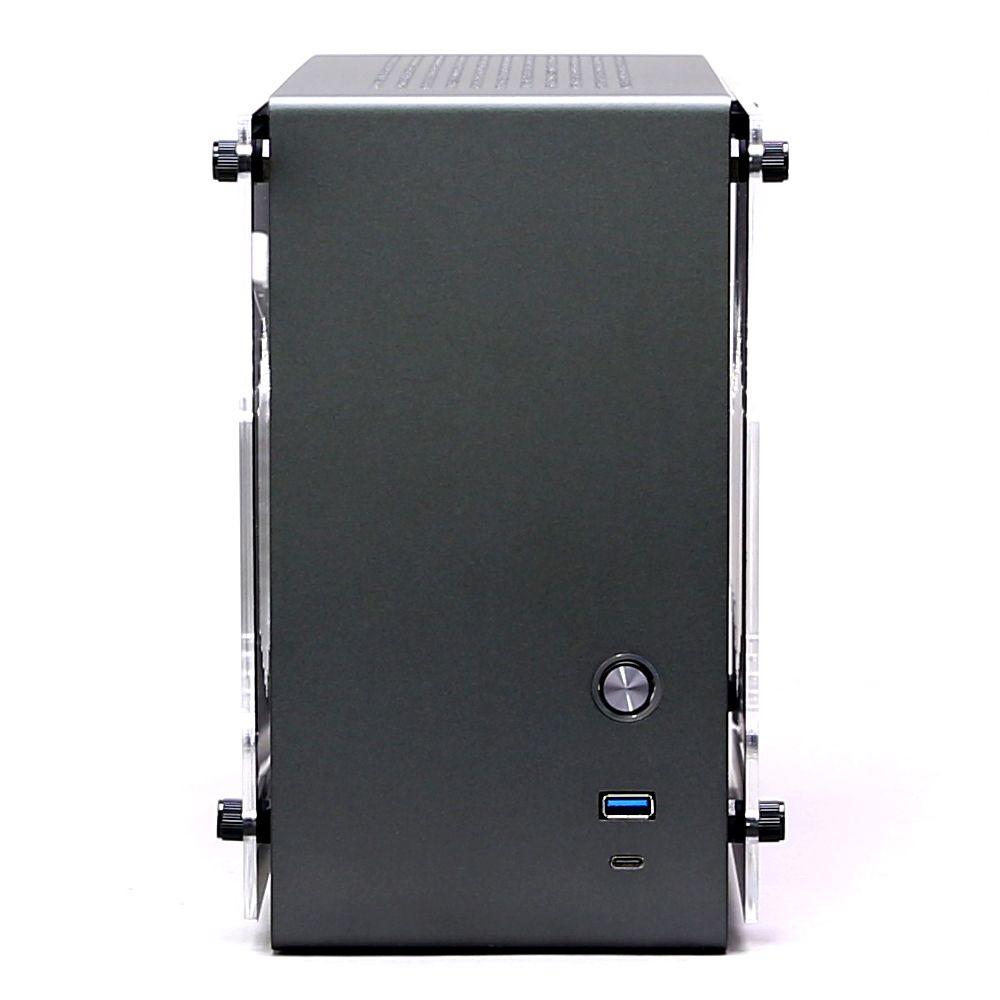 Caixa Mini-ITX ZALMAN M4 Mini-ITX M2 (Mini-ITX - SFX - Mini Tower - Cinzento)