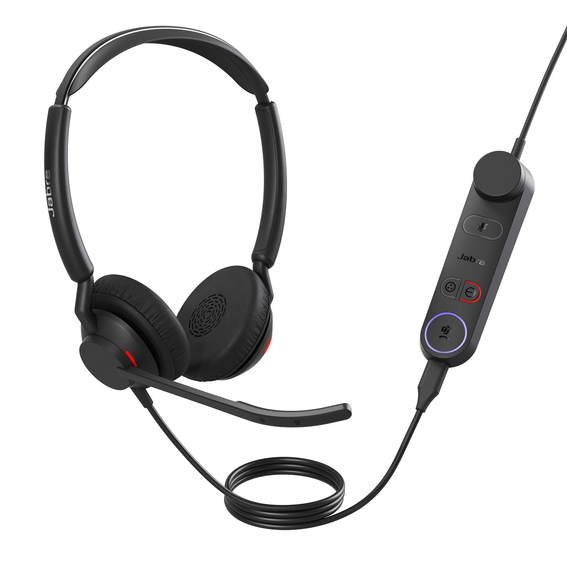 Auscultadores JABRA Engage 50 II MS Stereo (Binaural - Com fios - Supra-aural - Preto)