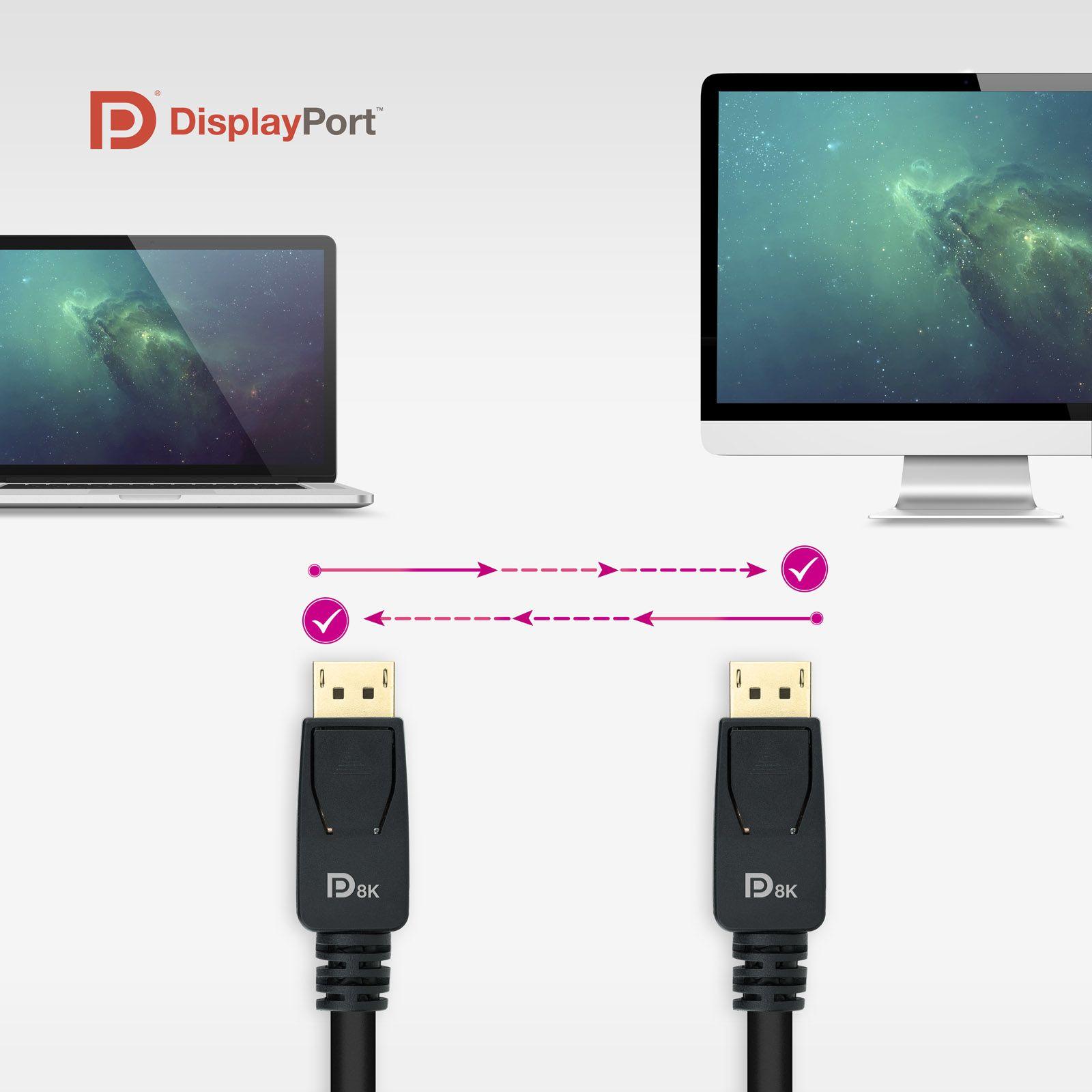 Cabo DisplayPort NANOCABLE 10.15.2503 (3 m - Preto) — miniatura 6