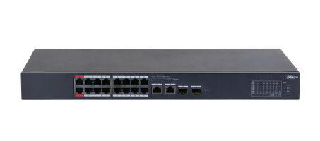 Switch DAHUA DH-CS4218-16ET-190 (Gigabit Ethernet - 4 MB - 7,2 Gbit/s - Preto)