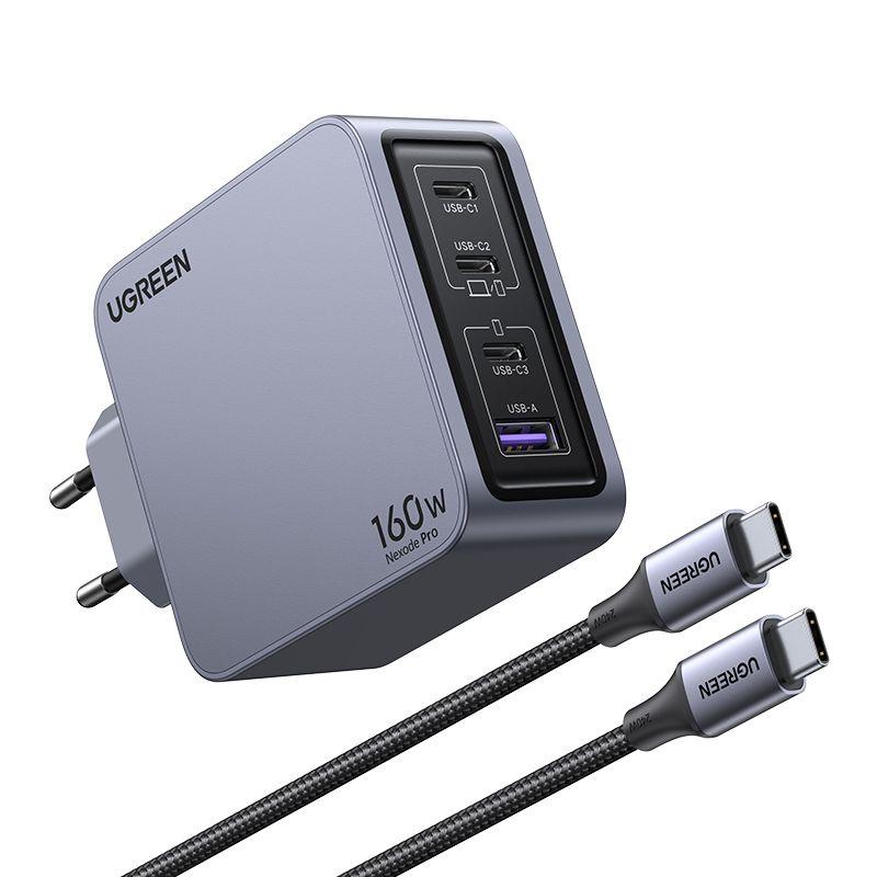 Carregador UGREEN Nexode Pro X763 (160 W - GaN - Cinzento), miniatura 4