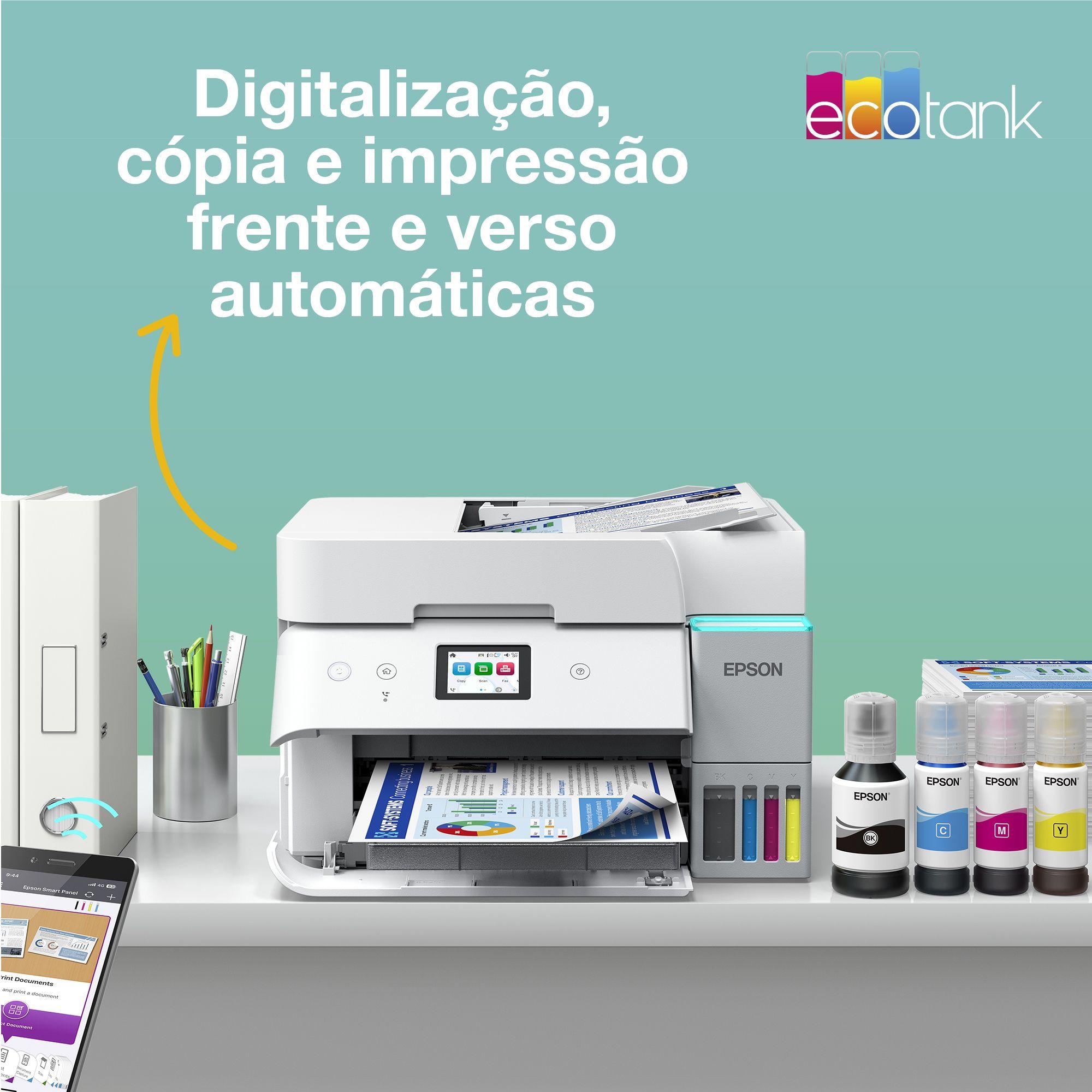 Impressora Multifunções EPSON EcoTank ET-4956 (A4 - Impressão a cores - 250 folhas - Preto), miniatura 12