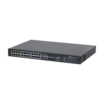 Switch Gerido DAHUA DH-LR2226-24ET-360-V2 (Gigabit Ethernet - 0,34 MB - 8,8 Gbit/s - Preto), miniatura 4