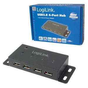 Hub USB LOGILINK UA0141A (1 m - Preto), miniatura 3
