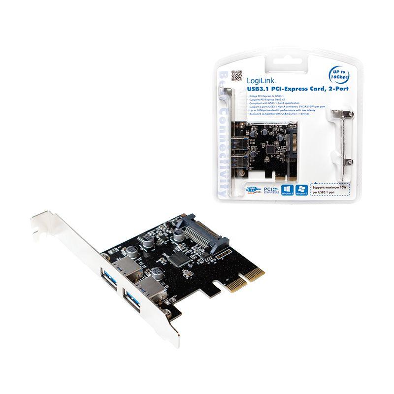 Placa Controladora USB LOGILINK PC0080 (PCIe - 2x USB 3.1 - 10 Gbit/s) — miniatura 5