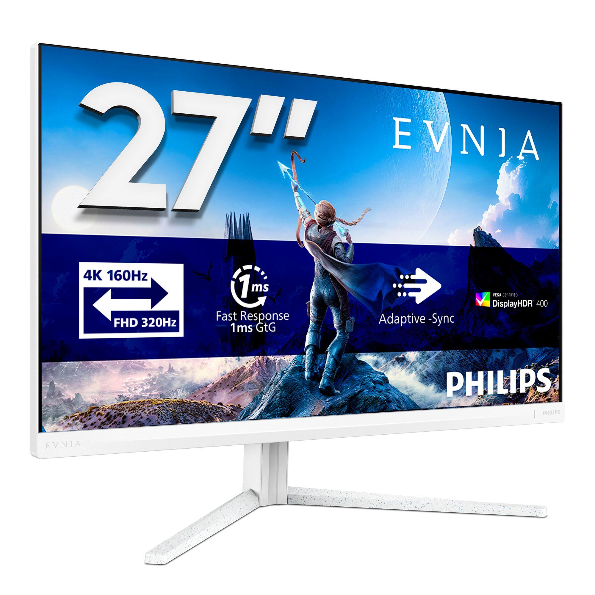 Monitor PHILIPS Evnia 27M2N5901A/00 (27" - Fast IPS - 320 Hz - Branco) — miniatura 3