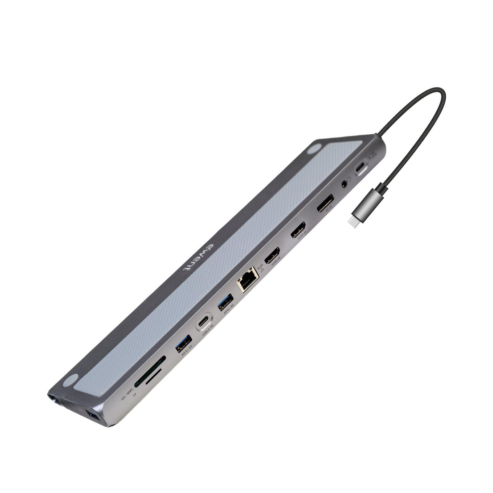 Docking Station EWENT EW1150 (Prateado)