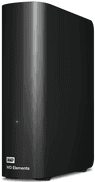 Disco Rígido Externo WESTERN DIGITAL Elements Desktop WDBWLG0140HBK-EESN (14 TB - 3.5" - USB 3.0/2.0 - Preto)