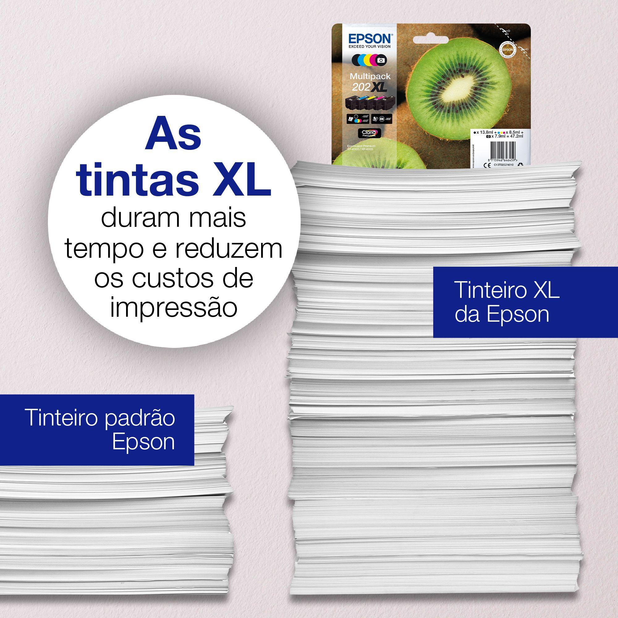 Pack de 5 Tinteiros EPSON 202XL (550 páginas), miniatura 3