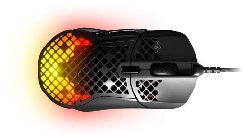 Rato STEELSERIES Aerox 5 (Mão direita - 18000 DPI - Ótico - Preto)