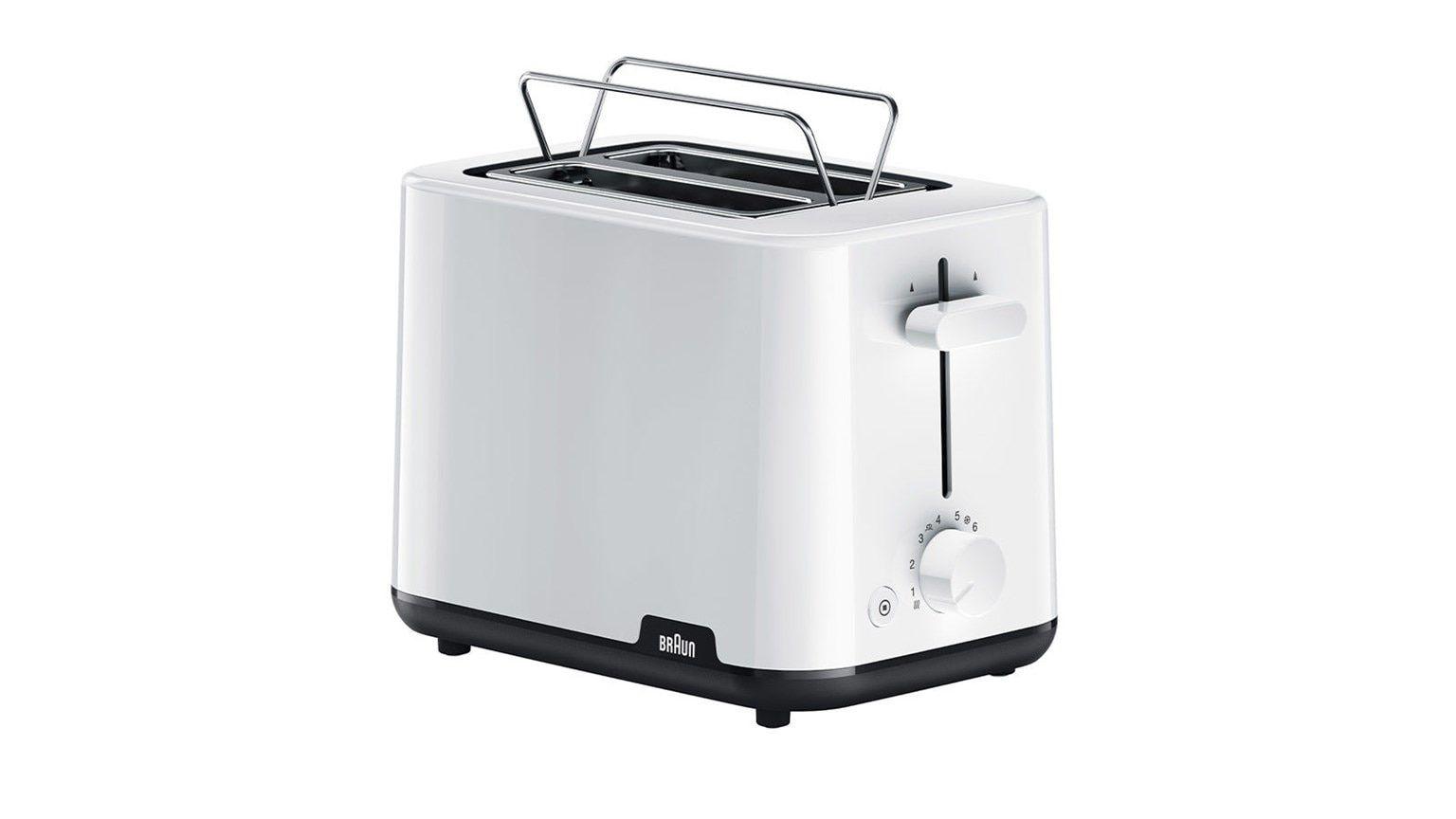 Torradeira BRAUN HT1010WH (900 W - Plástico - Branco)