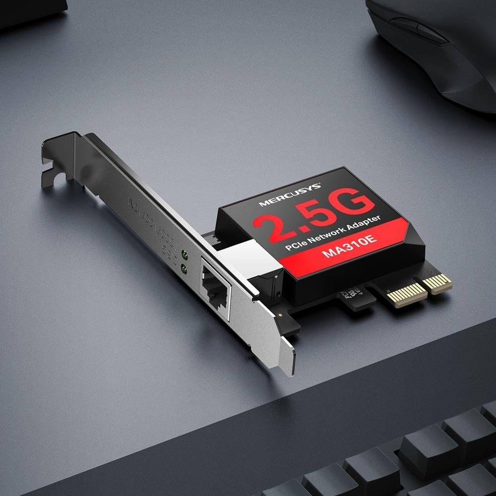 Placa de Rede PCIe MERCUSYS MA310E (1x RJ45 - PCI-E - 2.5 Gbps) — miniatura 2