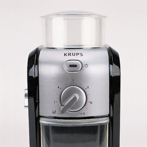 Moinho de Café KRUPS GVX242 (100 W - 200 g - Aço inoxidável - Preto e Cromado), miniatura 2
