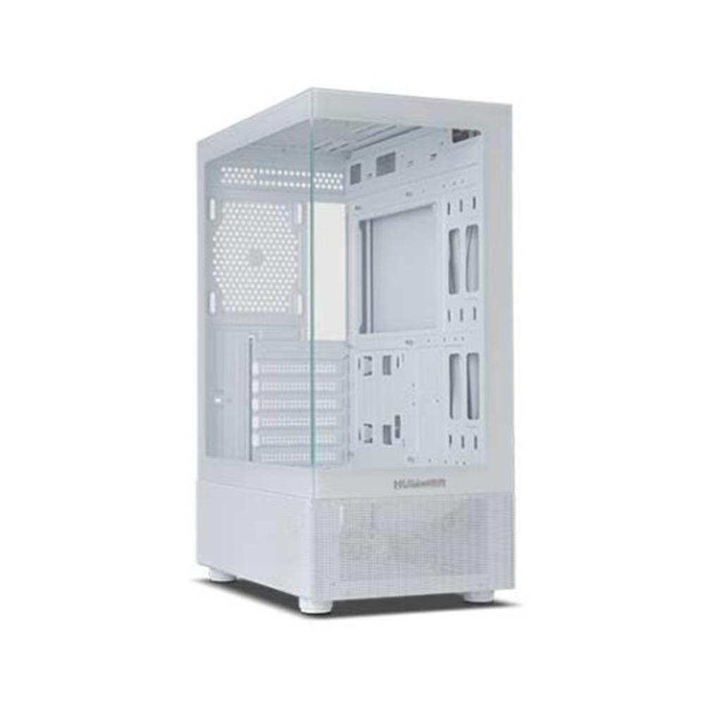 Caixa PC NOX Hummer Vision (ATX, micro ATX - Midi Tower - SPCC, vidro temperado - Branco)
