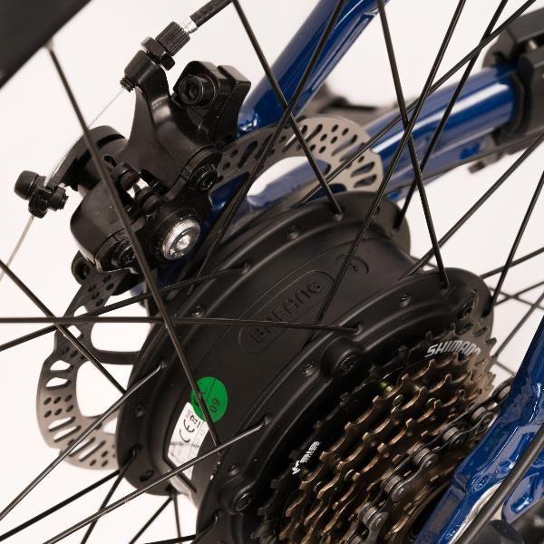 Bicicleta Elétrica NILOX X6 PLUS (250 W - 27,5" - Autonomia até 90 km - Preto/Azul) — miniatura 5