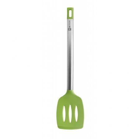 Espátula de Cozinha BRA Efficient A197002 (Silicone, aço inoxidável - Verde/Prateado)