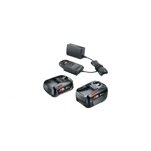 Conjunto de Baterias e Carregador BOSCH Starter-Set 18V 1600A027U9 (Prateado)