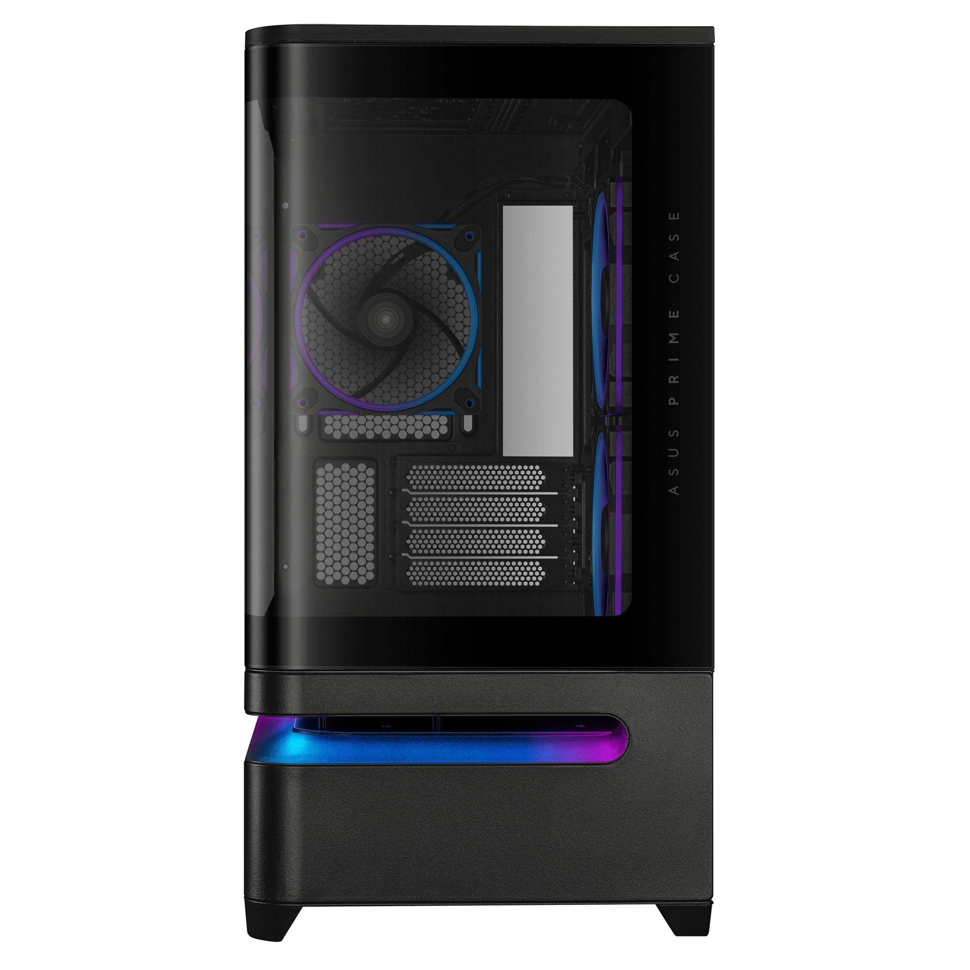 Caixa de Computador ASUS PRIME AP202 ARGB (Micro ATX, Mini-ITX - Mini Tower - Metal - Preto) — miniatura 3