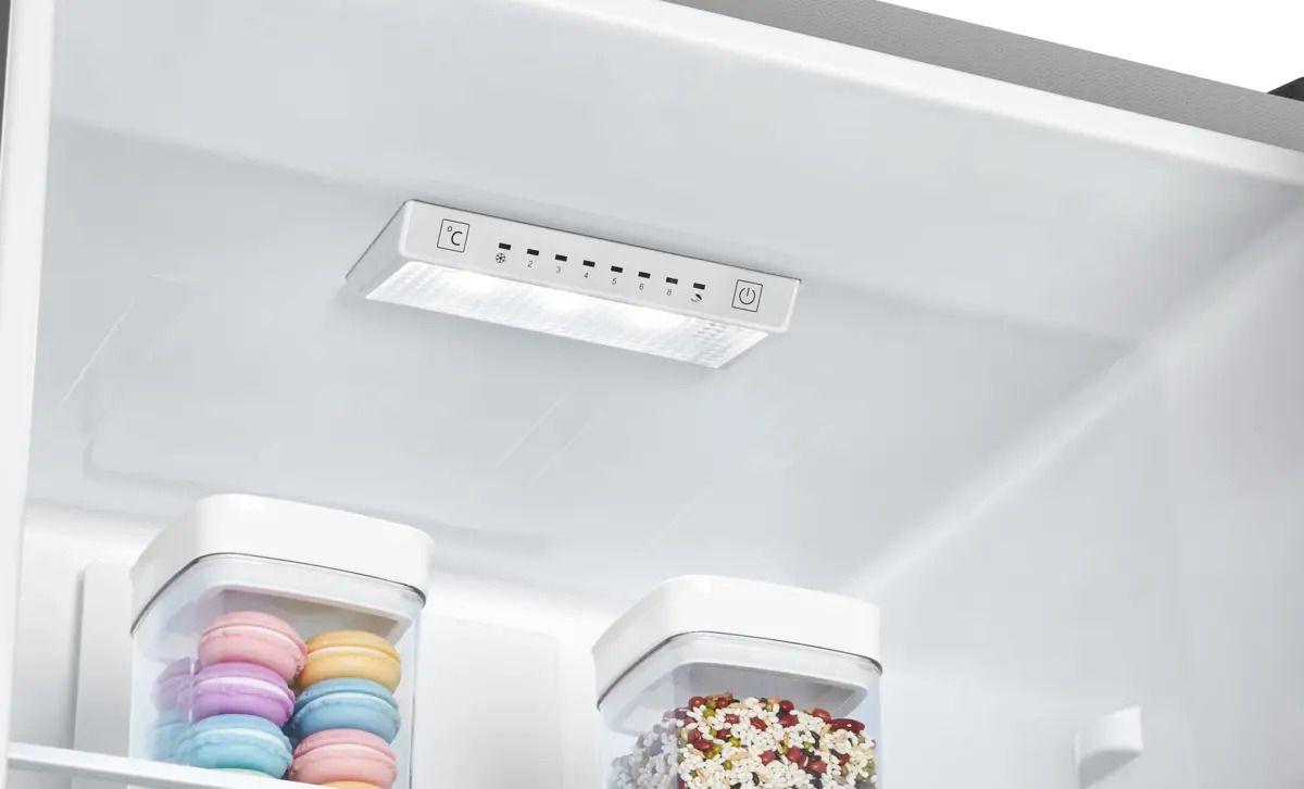 Frigorífico Combinado Independente HISENSE RB3N300NECA (304 L - 187,3x59,5x59 cm - 187 cm - Cinzento/Inox) — miniatura 7