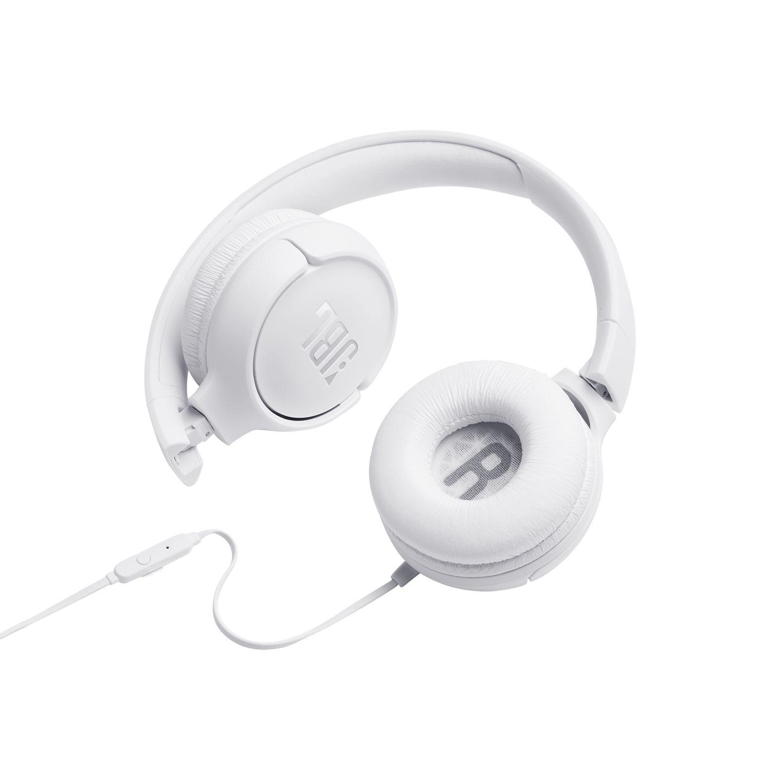 Auscultadores JBL Tune 500 (Binaural - Com fios - On Ear - Branco), miniatura 5